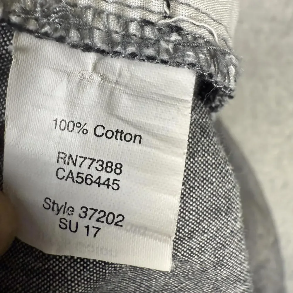 J. Crew Men's Size 35 Rivington Gray Flat Front Chino Shorts Cotton